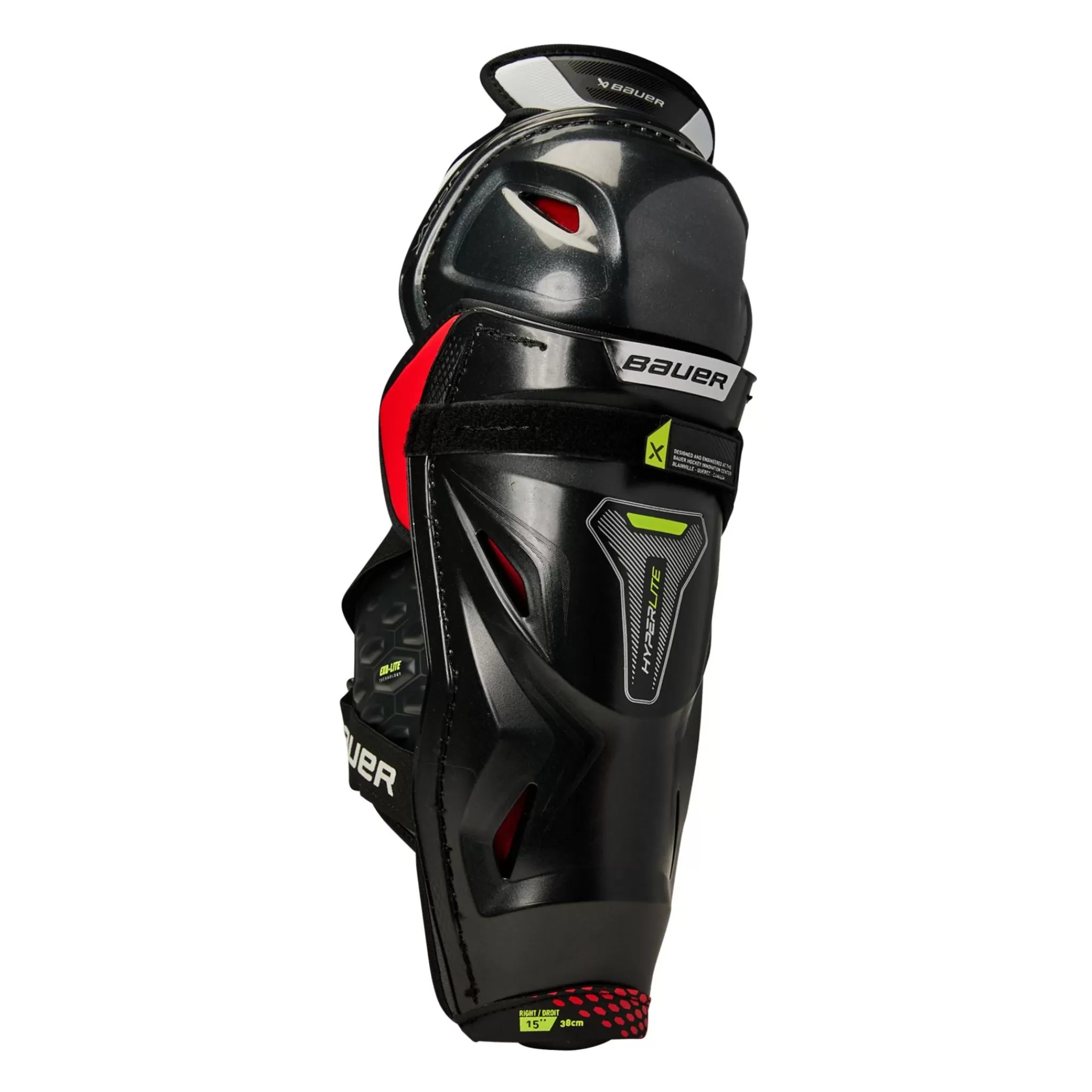 bauer S22 Vapor Hyperlite Shin Guard - Sr 23/24, Leggbeskytter Senior